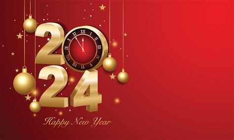 New Year 2024 Background royalty.